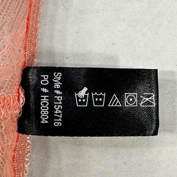 Rene Rofe Women's Size Large Panty Hipster Lace Back Peach New With Tags - Picture 4 of 9